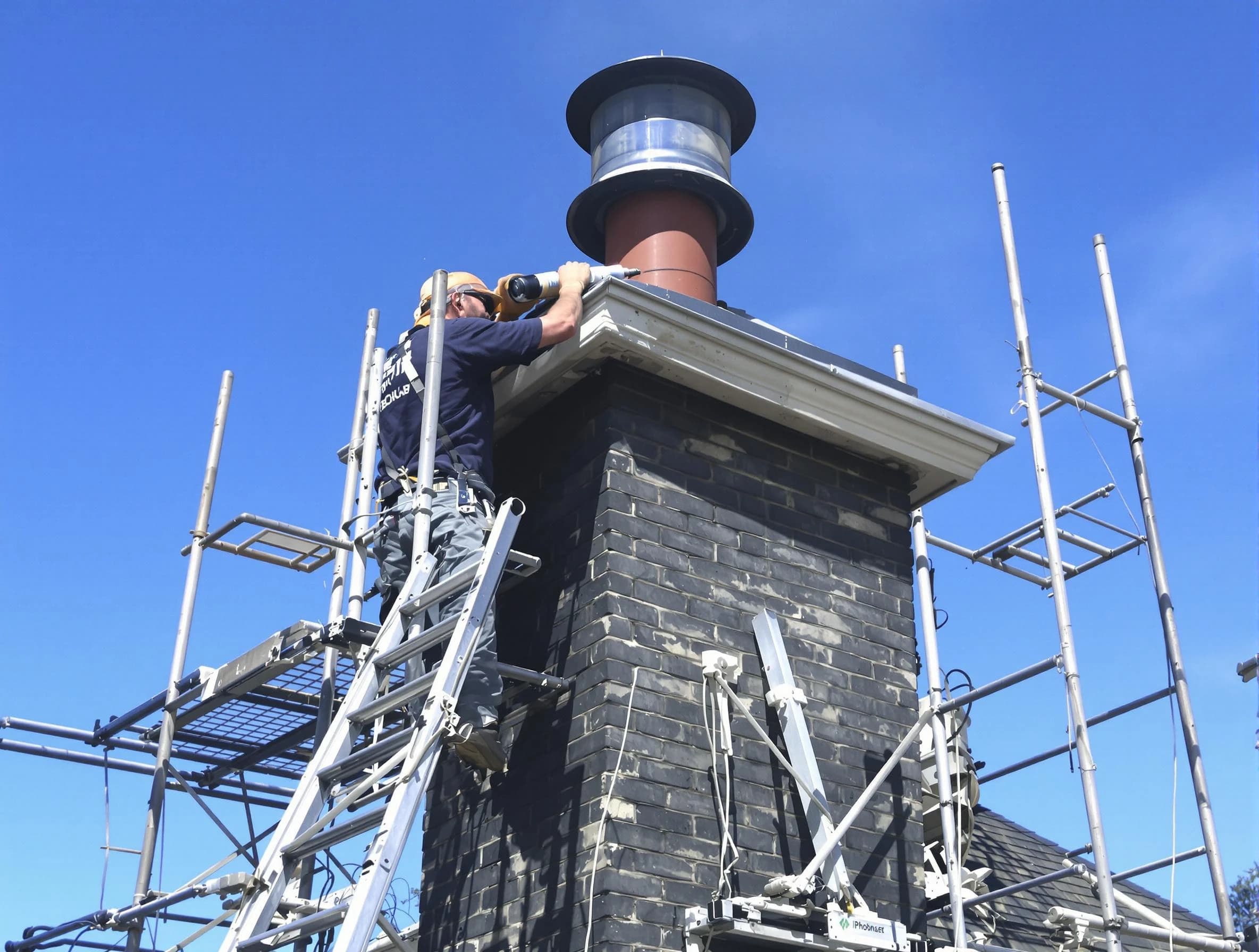 Sturdy chimney crown finished by Columbiana Chimney Sweep in Columbiana, AL