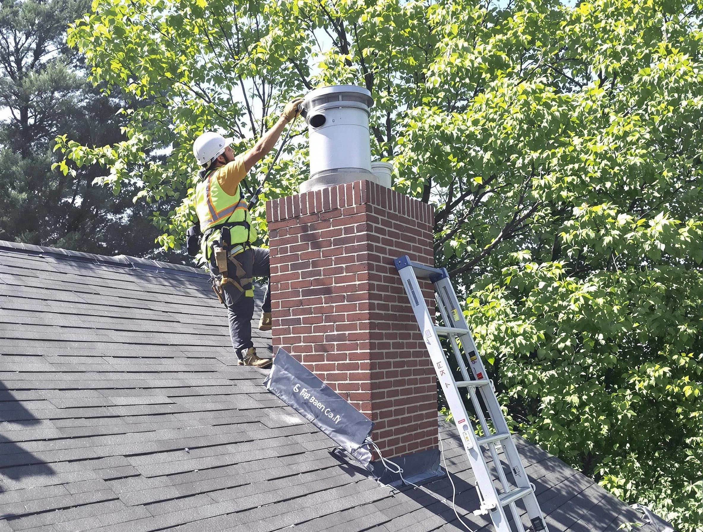 Chimney liner inspection by Columbiana Chimney Sweep in Columbiana, AL