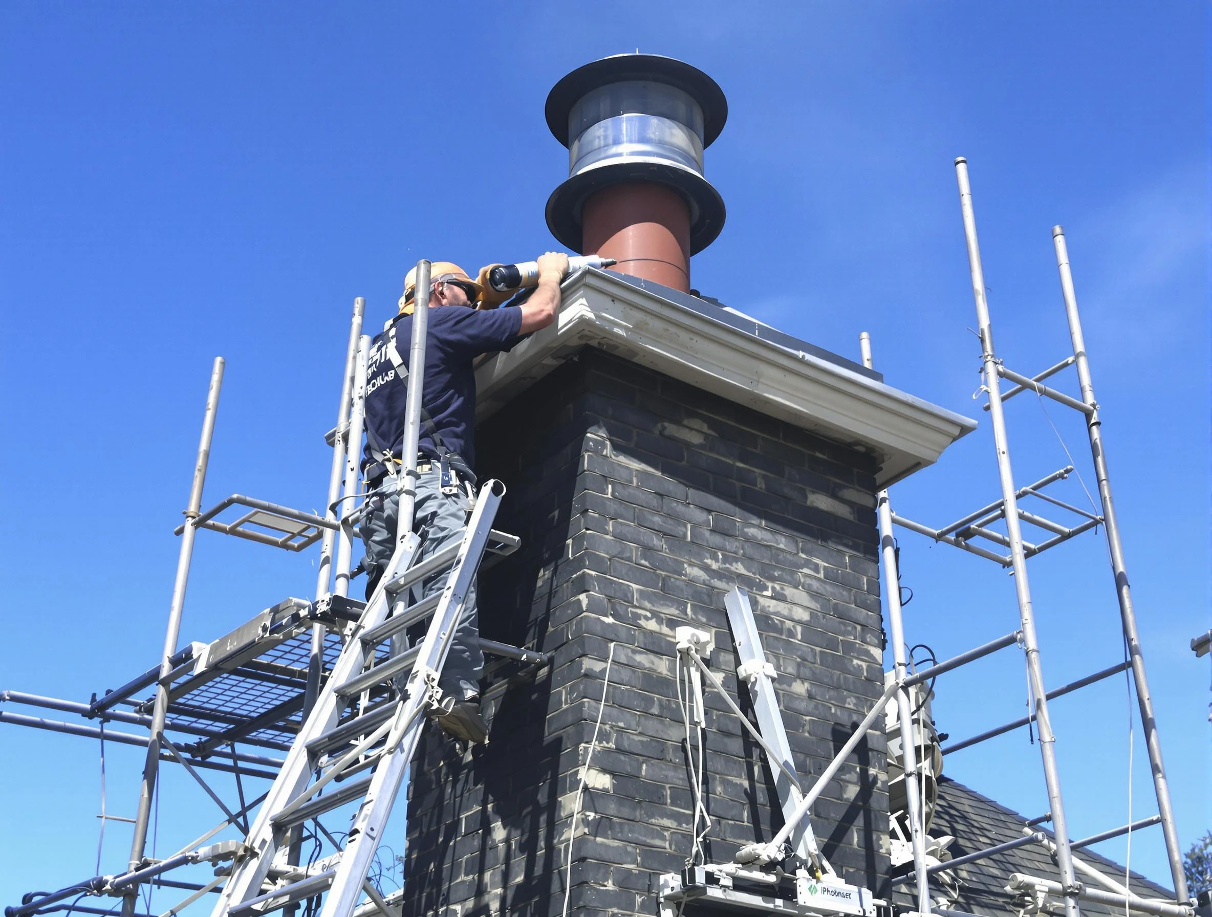 Sturdy chimney crown finished by Columbiana Chimney Sweep in Columbiana, AL