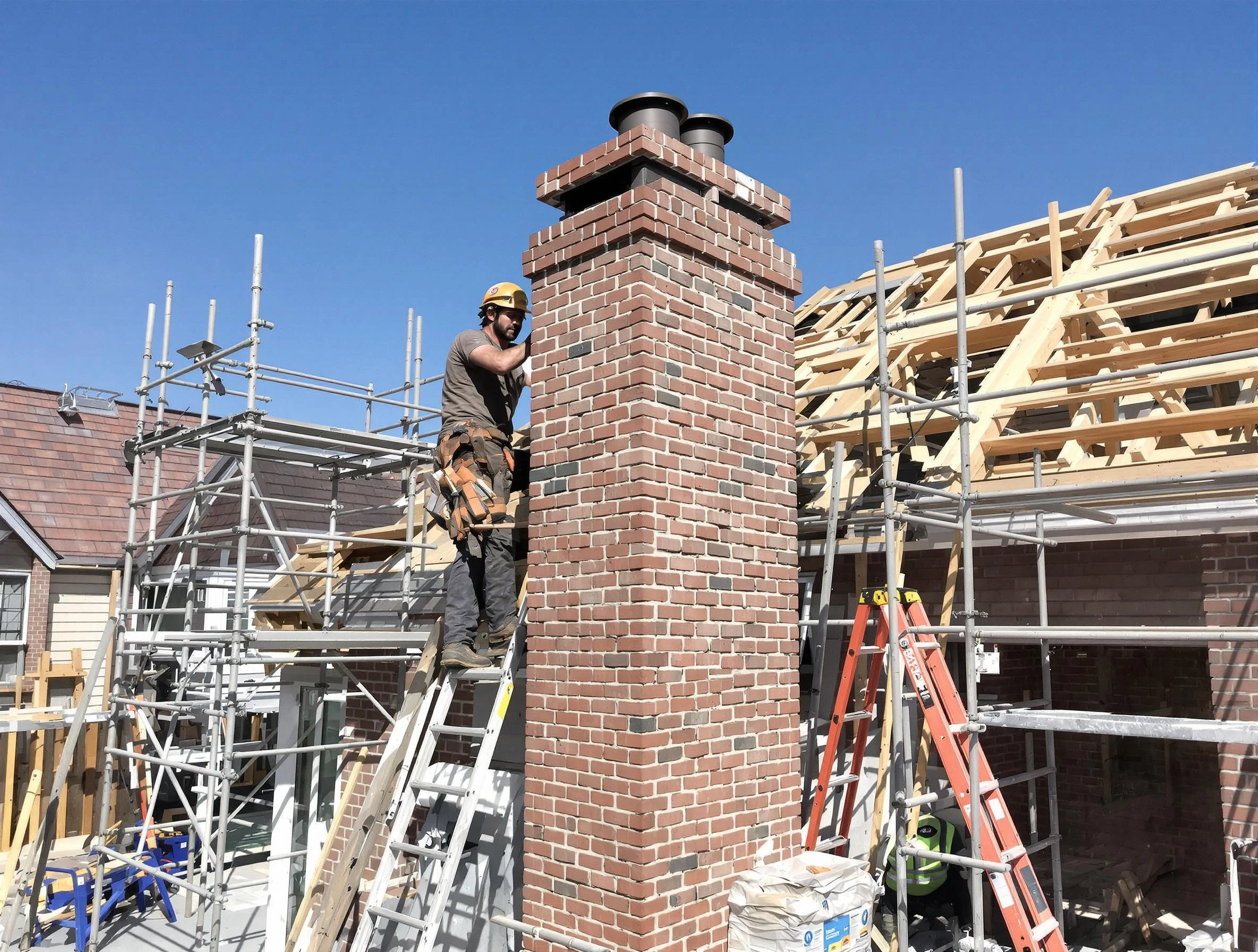 New chimney installation completed by Columbiana Chimney Sweep in Columbiana, AL